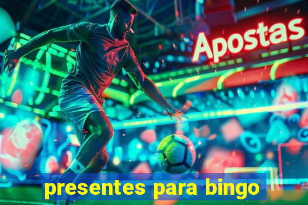 presentes para bingo